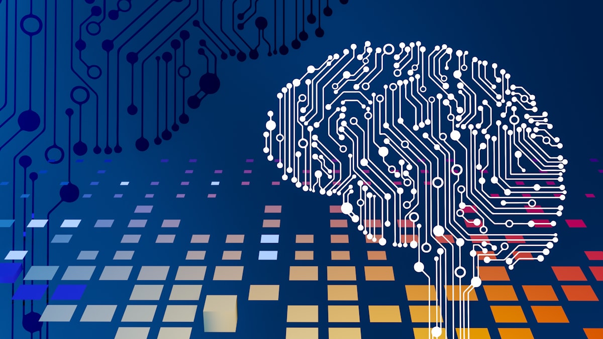 Abstract AI neural network representing generative engine optimization